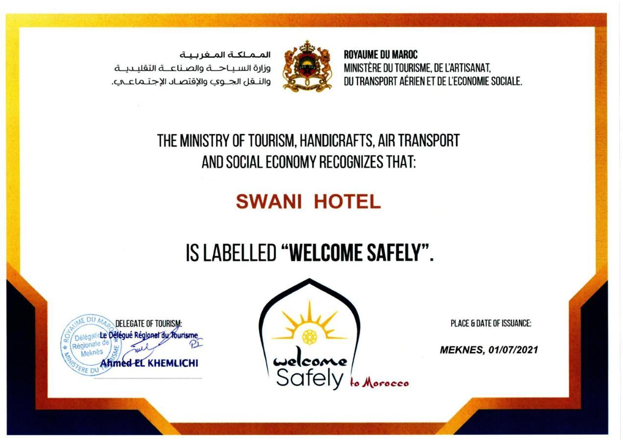 Hotel Swani Мекнес Экстерьер фото